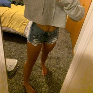 American eagle jean shorts